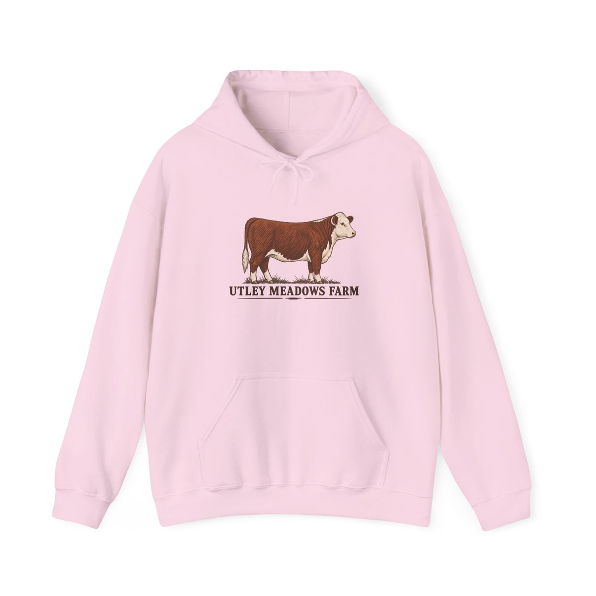 Utley Meadows Farm Hereford logo -  Hooded Sweatshirt