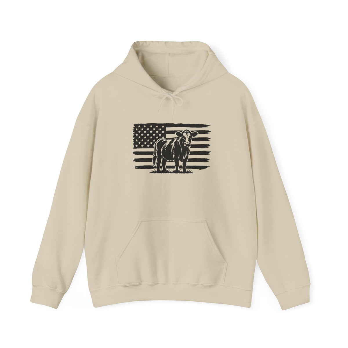 American Flag Unisex Hooded Sweatshirt