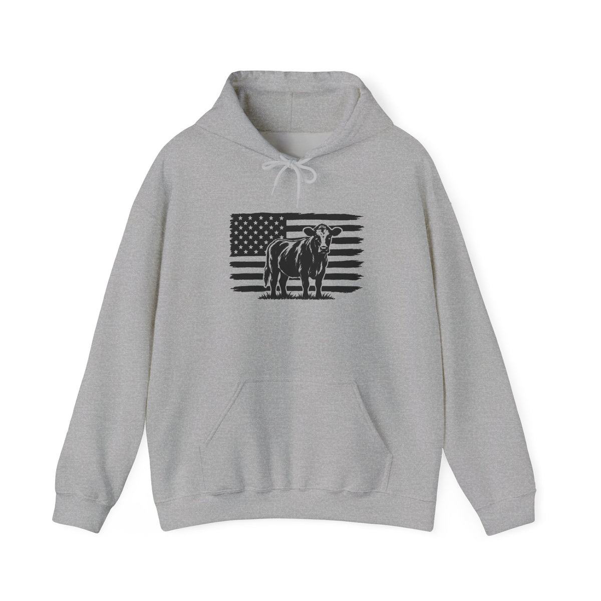 American Flag Unisex Hooded Sweatshirt