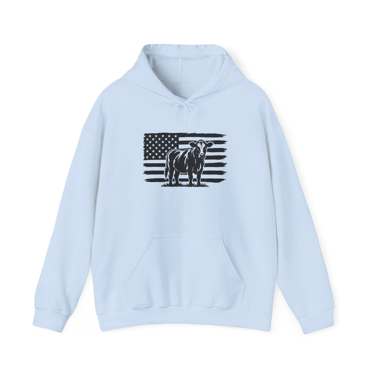 American Flag Unisex Hooded Sweatshirt
